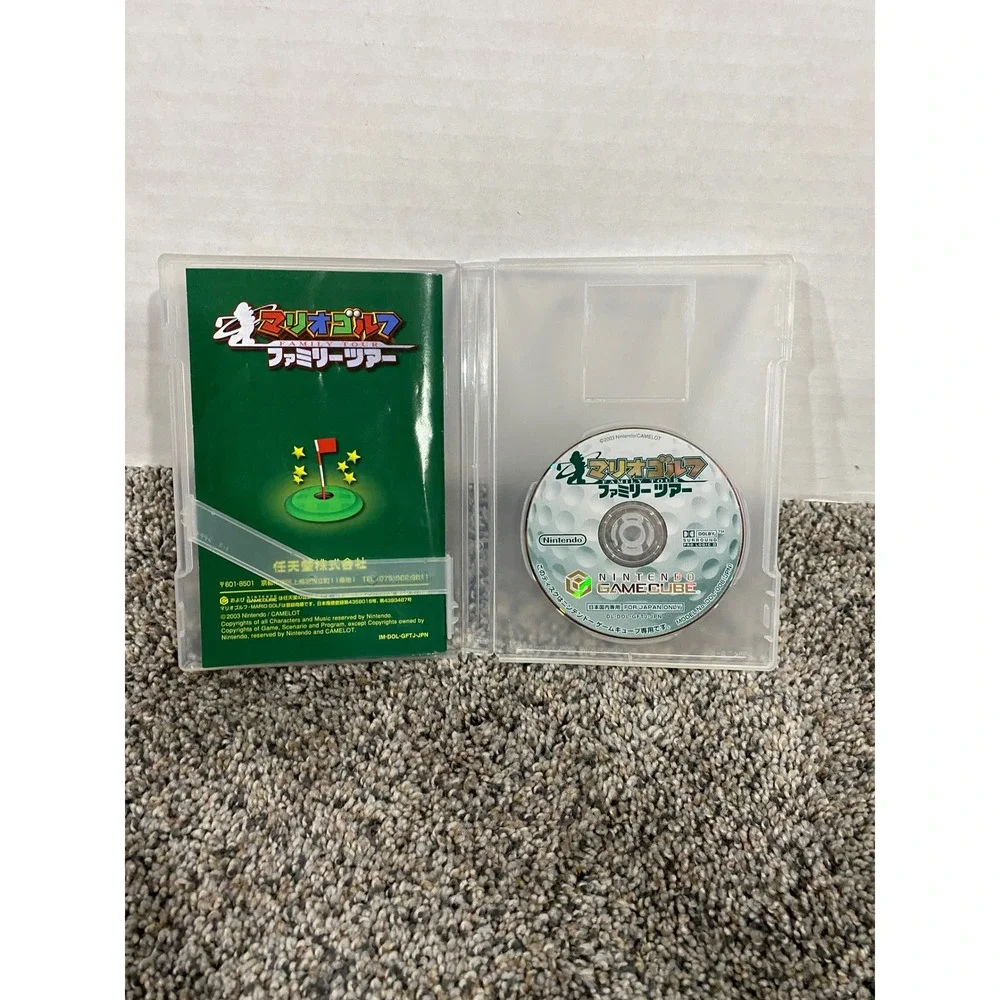 Nintendo Mario Golf Family Tour GameCube Japanese Import Excellent CIB NTSC-J